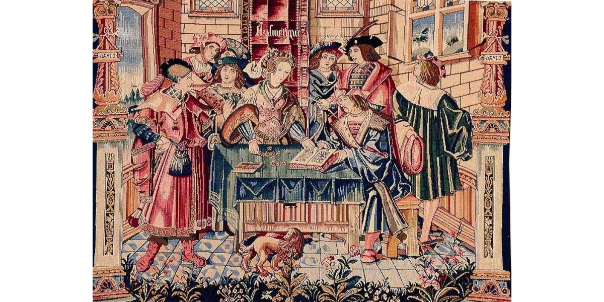 Gobelin tapisserie Arithmétique